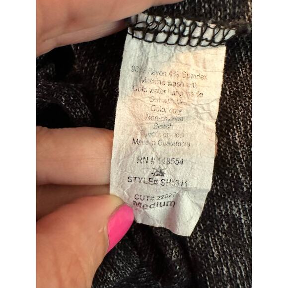 Occasion marbled black short sleeves tee size medium - Picture 5 of 9